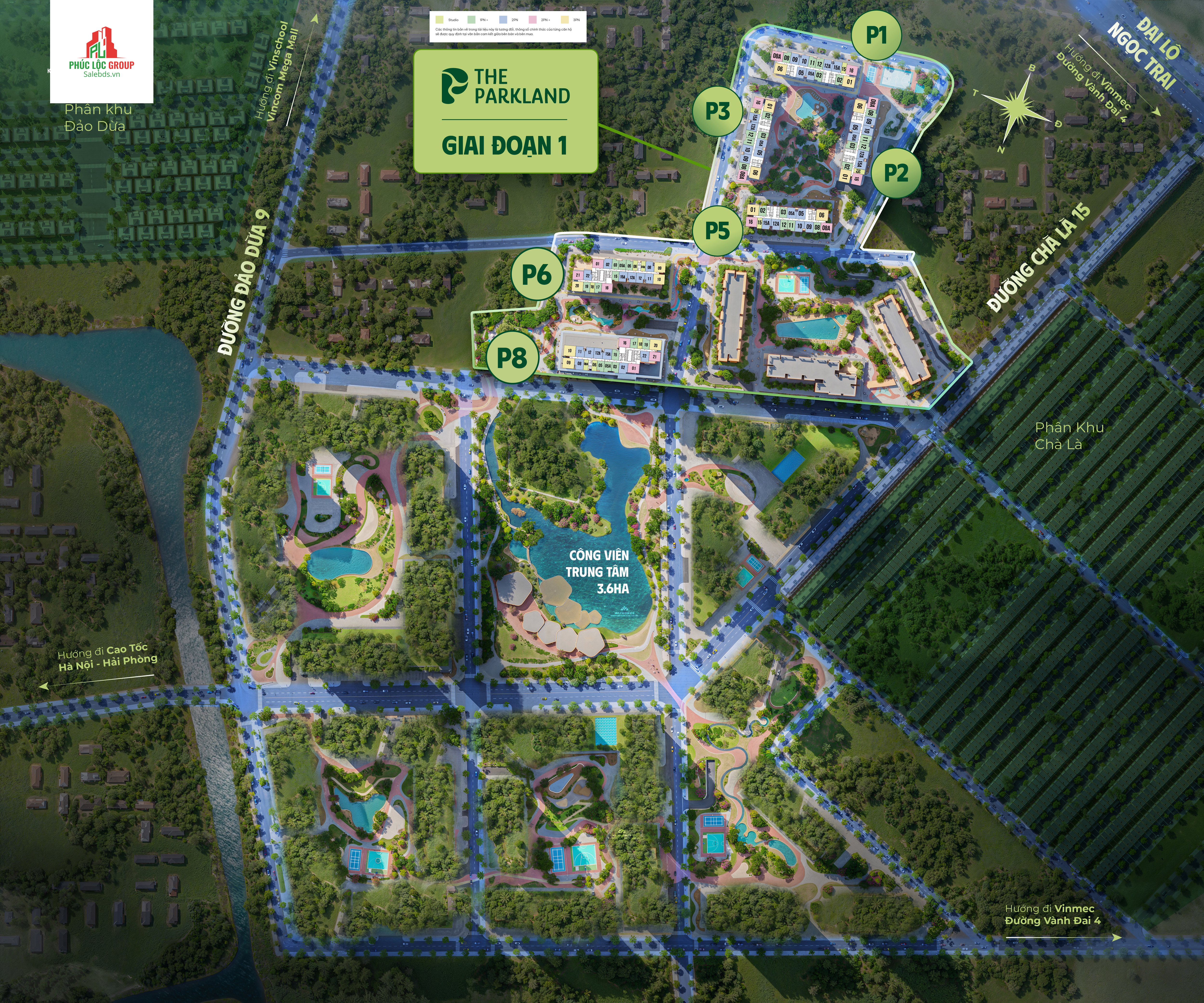 Mặt bằng quỹ căn Imperia Ocean City – The Parkland