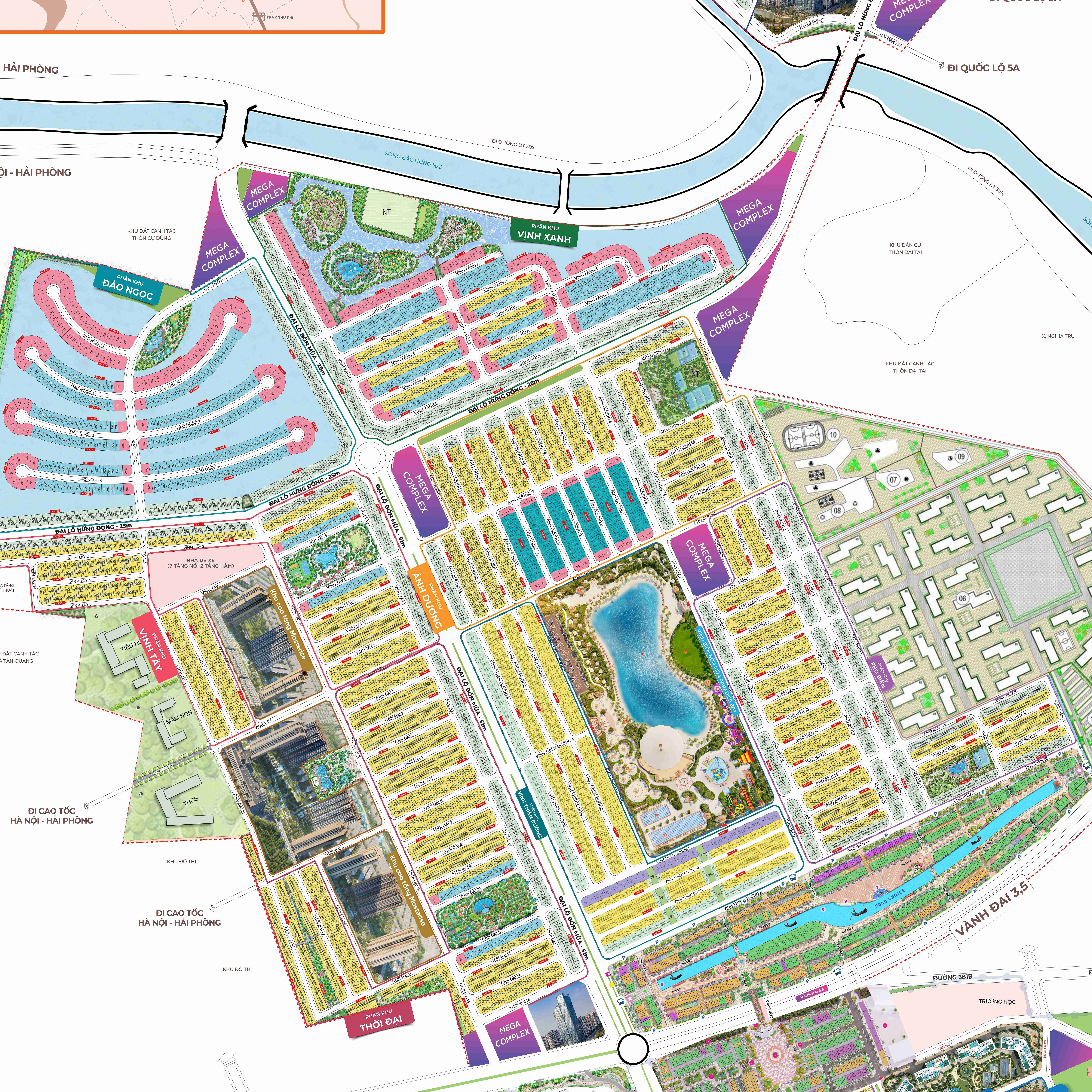 Mặt bằng quỹ căn Vinhomes Ocean Park 3