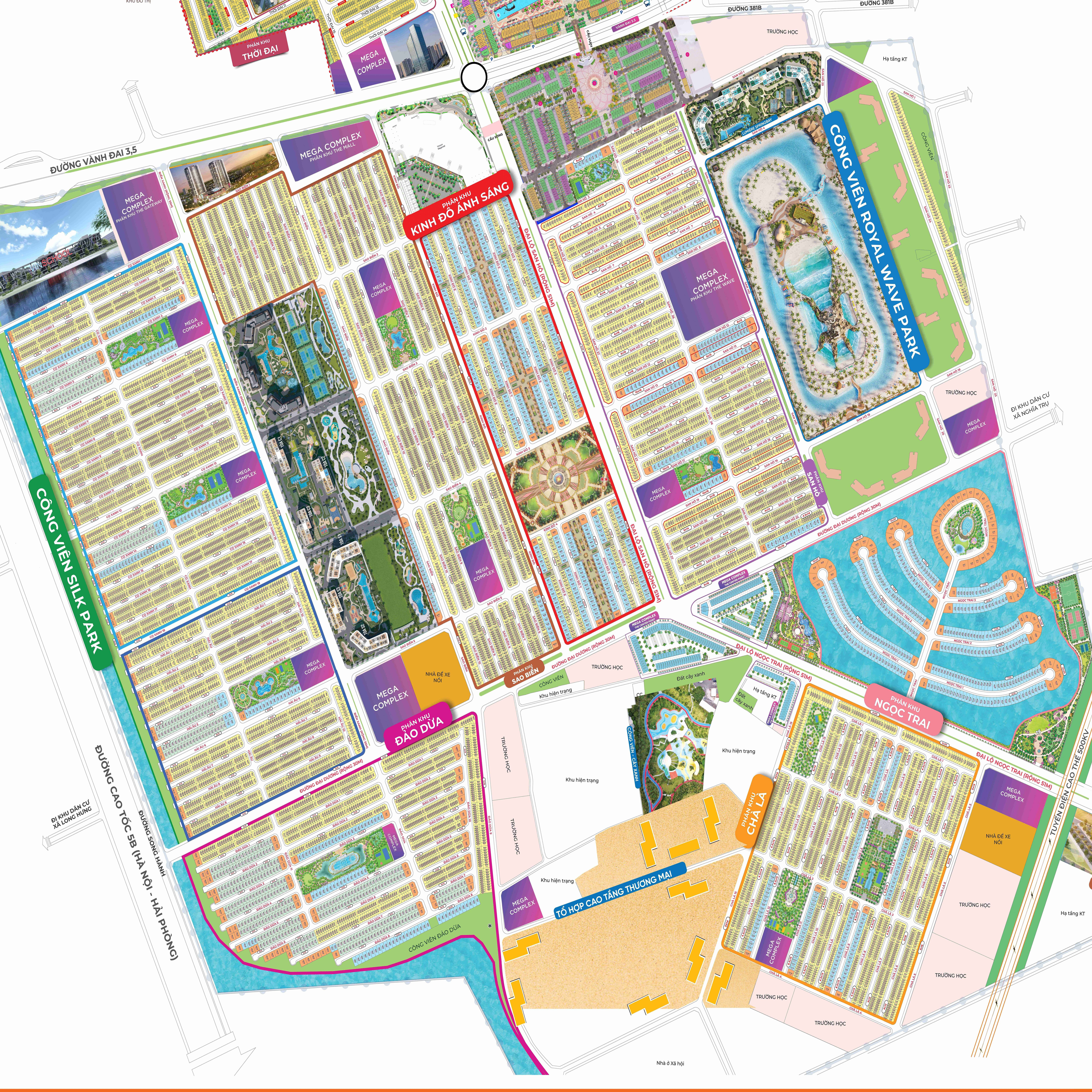 Mặt bằng quỹ căn Vinhomes Ocean Park 2